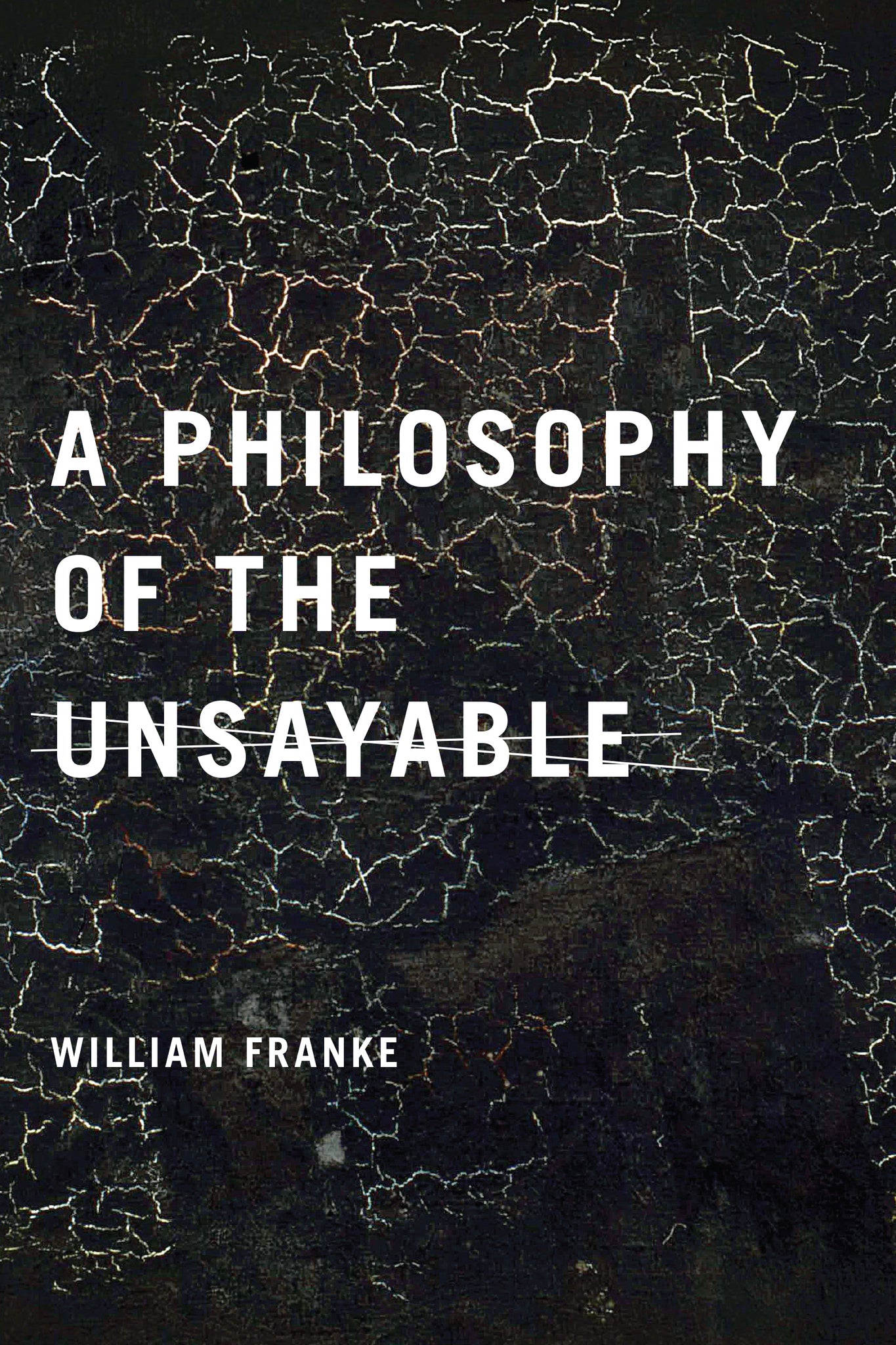 Cover image for A Philosophy of the Unsayable ISBN 9780268203580